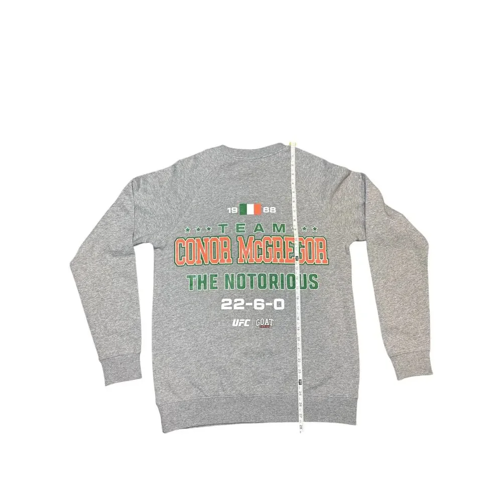 UFC Conor McGregor Gray Sweatshirt Size S - New Without Tags - Picture 3 of 6